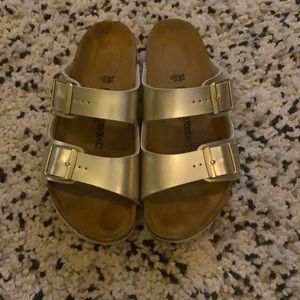 Brand New Birkenstocks, new without tag. Size 34